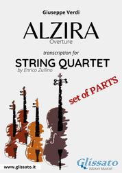 Violin I part of "Alzira" for string quartet - Overture