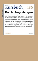 Kursbuch 186 - Rechts. Ausgrabungen