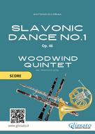 Francesco Leone: Woodwind Quintet: Slavonic Dance no.1 by Dvořák (score) 