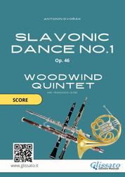Woodwind Quintet: Slavonic Dance no.1 by Dvořák (score) - for intermediate players
