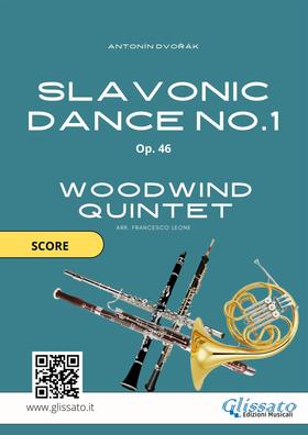 Woodwind Quintet: Slavonic Dance no.1 by Dvořák (score)