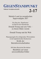 GegenStandpunkt Verlag München: GegenStandpunkt 2-17 