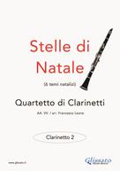 Francesco Leone: Stelle di Natale - Quartetto di Clarinetti (CLARINETTO 2) 