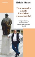 Erich Hübel: Des mussder amohl illusdrierd vuurschdelln! 