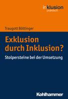 Traugott Böttinger: Exklusion durch Inklusion? 