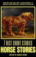Mark Twain: 7 best short stories - Horse Stories 
