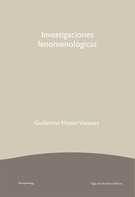 Guillermo Hoyos Vásquez: Investigaciones fenomenológicas 