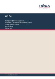 Anne - sheet music for jazzpiano
