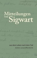 Peter Signer: Mitteilungen von Sigwart 