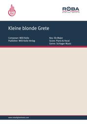 Kleine blonde Grete - Single Songbook