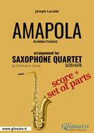 a cura di Francesco Leone: Sax Quartet Score of "Amapola" 