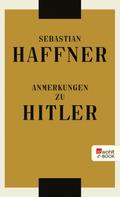 Sebastian Haffner: Anmerkungen zu Hitler ★★★★