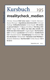 Kursbuch 195 - #realitycheck_medien