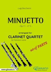 Minuetto - Clarinet Quartet set of PARTS - Op.11 - n° 5