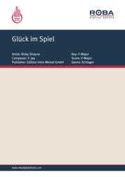 Glück im Spiel - as performed by Ricky Shayne, Single Songbook