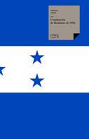 Varios Autores: Constitución de Honduras de 1982 