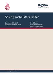 Solang noch Untern Linden - Single Songbook