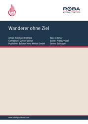 Wanderer ohne Ziel - as performed by Tielman-Brothers, Single Songbook
