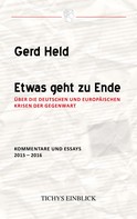 Gerd Held: Etwas geht zu Ende 