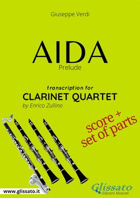 Aida (prelude) Clarinet Quartet - Score & Parts