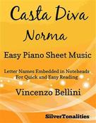 Vincenzo Bellini: Casta Diva Easy Piano Sheet Music 