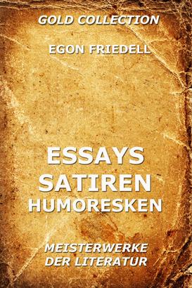 Essays, Satiren, Humoresken