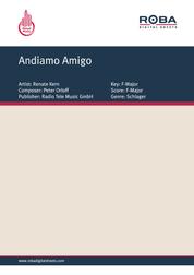 Andiamo Amigo - as performed by Renate Kern, Single Songbook