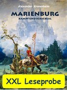 Alexander Kronenheim: XXL LESEPROBE - Marienburg - Kampf und Schicksal 