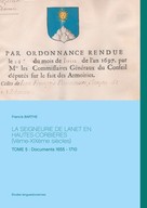 Francis Barthe: La Seigneurie de Lanet En Hautes-Corbières (Vème-XIXème siècles) 
