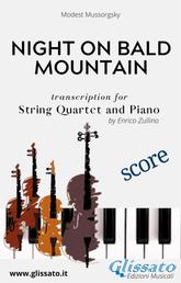 Night on Bald Mountain - String Quartet and Piano (score)