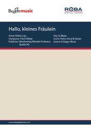 Hallo, kleines Fräulein - as performed by Detlev Lais, Single Songbook