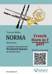 French Horn in F part of "Norma" for Woodwind Quintet - Overture