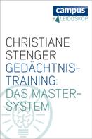 Christiane Stenger: Gedächtnistraining: Das Master-System ★★★★