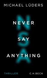 Never Say Anything - Thriller
