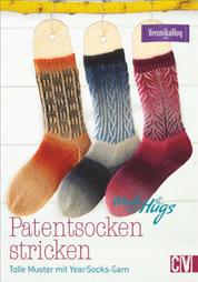 Woolly Hugs Patentsocken stricken - Tolle Muster mit Year-Socks-Garn