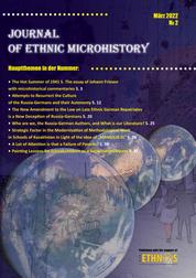 Journal of Ethnic Microhistory - No 2, März 2022