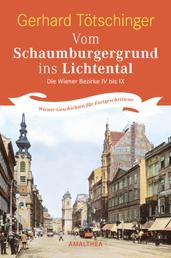 Vom Schaumburgergrund ins Lichtental - Die Wiener Bezirke IV bis IX. Wiener Geschichten für Fortgeschrittene