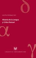 Lola Pons Rodríguez: Historia de la Lengua y Crítica Textual 