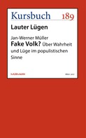 Jan-Werner Müller: Fake Volk? 