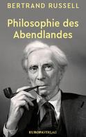 Bertrand Russell: Philosophie des Abendlandes 