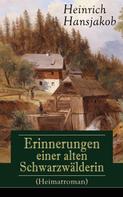 Heinrich Hansjakob: Erinnerungen einer alten Schwarzwälderin (Heimatroman) 