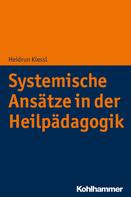 Heidrun Kiessl: Systemische Ansätze in der Heilpädagogik 