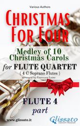 Flute 4 part - Flute Quartet Medley "Christmas for four" - 10 Christmas Carols Medley