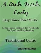 SilverTonalities: A Rich Irish Lady Easy Piano Sheet Music 
