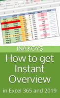 Ina Koys: How to get Instant Overview 