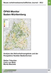 ÖPNV-Monitor Baden-Württemberg - Analyse des Nahverkehrsangebots und der Perspektive flexibler Bedienformen