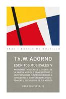 Theodor W. Adorno: Escritos musicales V 