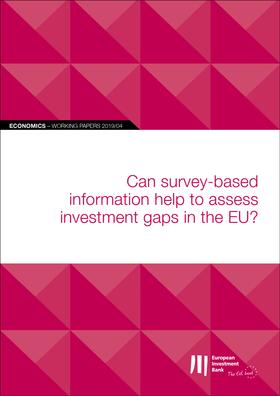 EIB Working Papers 2019/04 - Can survey-based information help to assess investment gaps in the EU?