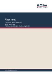 Aber heut - Single Songbook, as performed by Nina Lizell