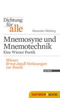 Alexander Nitzberg: Dichtung für alle: Mnemosyne und Mnemotechnik. Eine Wiener Poetik 
